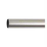 Better Home Products 700SN Land's End 5' Seamless Chrome Shower Rod Satin Nickel