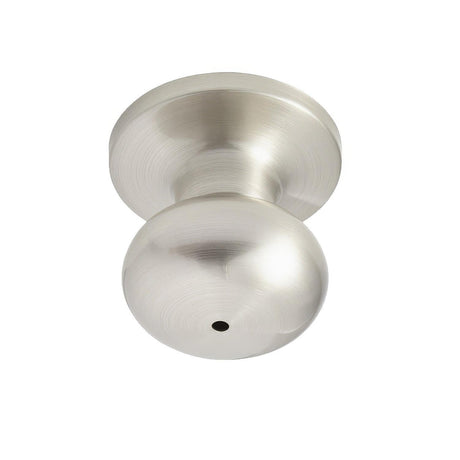 Better Home Products 82244BLK Noe Valley Mushroom Privacy Door Knob Matte Black