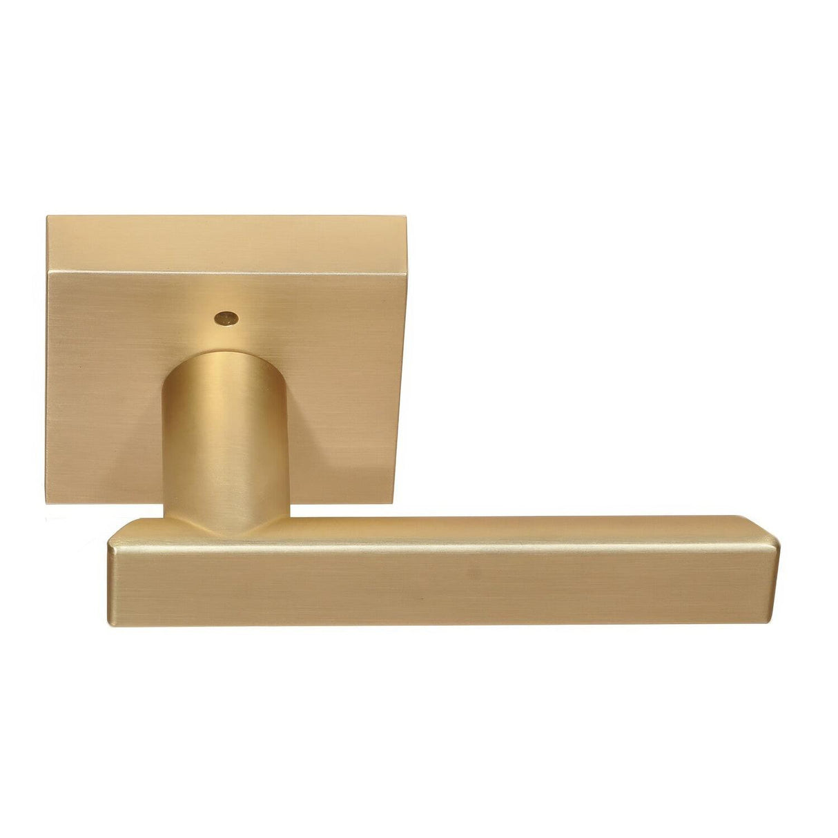Better Home Products 91204SB Santa Cruz Privacy Door Lever Satin Brass