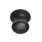 Better Home Products 92211DB Noe Valley Mushroom Privacy Door Knob Dark Bronze