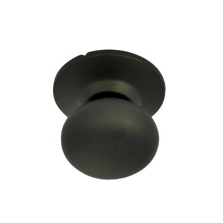Better Home Products 92311DB Noe Valley Mushroom Dummy Door Knob - Dark Bronze