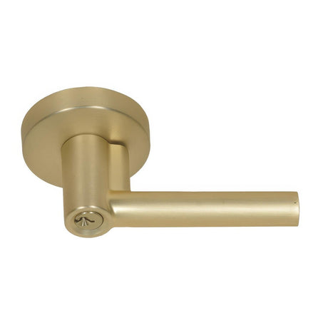 Better Home Products 93504SB Stinson Beach Keyed Entry Door Lever Satin Brass