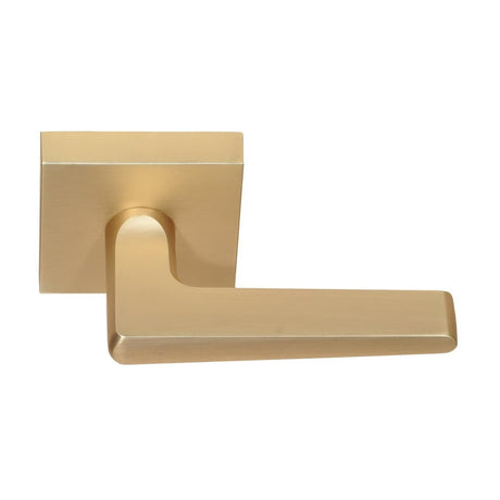Better Home Products 95104SB Tiburon Passage Door Lever Satin Brass