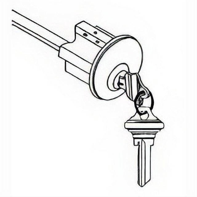 Better Home Products CCYLKNOBPB CCYLKNOB SC1 Entry Knob Cylinder Assembly with 2 Keys Polished Brass