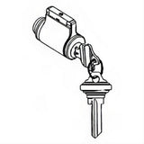 Better Home Products CCYLMKNOBSN CCYLMKNOB SC1 Entry Knob Cylinder Assembly with 2 Keys Satin Nickel