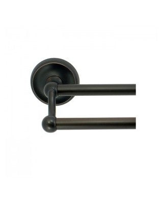 Better Home Products Miraloma Park 24" X 3/4 Double Towel Bar