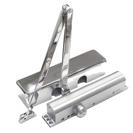 Better Home Products DC316BCDASSCH DC316BCDA Delayed Action Door Closer Chrome with Metal Cover