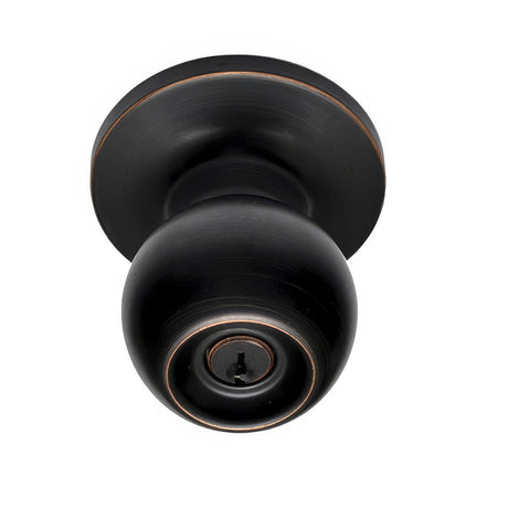 Better Home Products 10526DC01 satin nickel keyed entry door knob