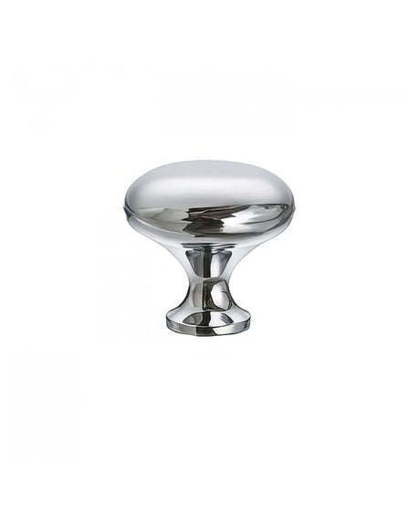 Better Home Products BHP020CH BHP02/06 1-3/8" Oval Cabinet Knob Chrome