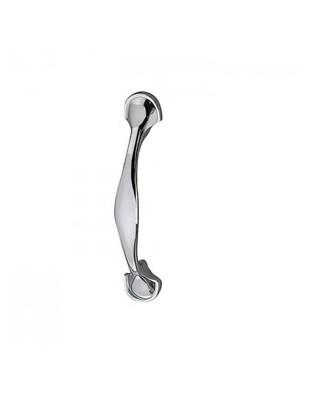Better Home Products BHP040CH cabinet pull in satin stainless, front view