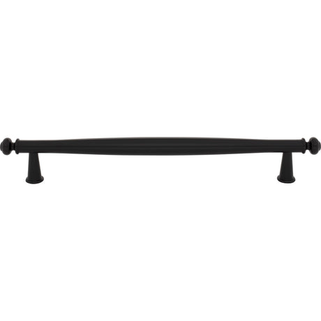 Top Knobs TK3197BLK Coddington 12" Center to Center Appliance Pull Flat Black