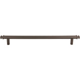 Top Knobs TK3058AG Julian 12" Center to Center Appliance Pull Ash Gray