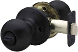 Copper Creek BK2030BC black privacy door knob