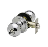 Copper Creek BK2040PS polished stainless keyed entry door knob