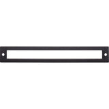 Top Knobs TK927BLK Hollin 7 9/16" Center to Center Pull Backplate Flat Black