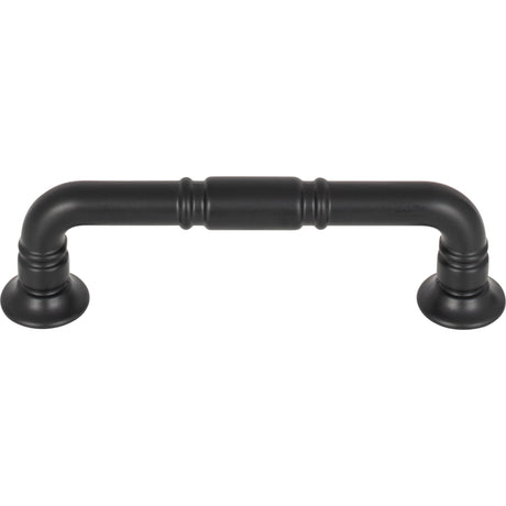 Top Knobs TK1002BLK Kent 3 3/4" Center to Center Bar Pull Flat Black