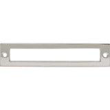 Top Knobs TK925PN Hollin 5 1/16" Center to Center Pull Backplate Polished Nickel