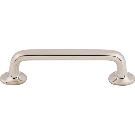 Top Knobs M1989 Aspen II Rounded 4" Center to Center Bar Pull Polished Nickel