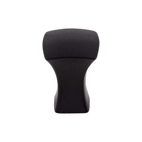 Top Knobs TK550BLK Glacier 3/4" Length Square Knob Flat Black