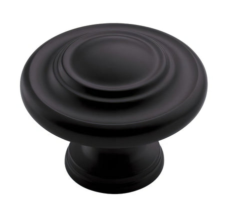 Amerock BP15862FB flat black cabinet knob