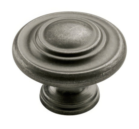 Amerock BP15862WN weathered nickel cabinet knob