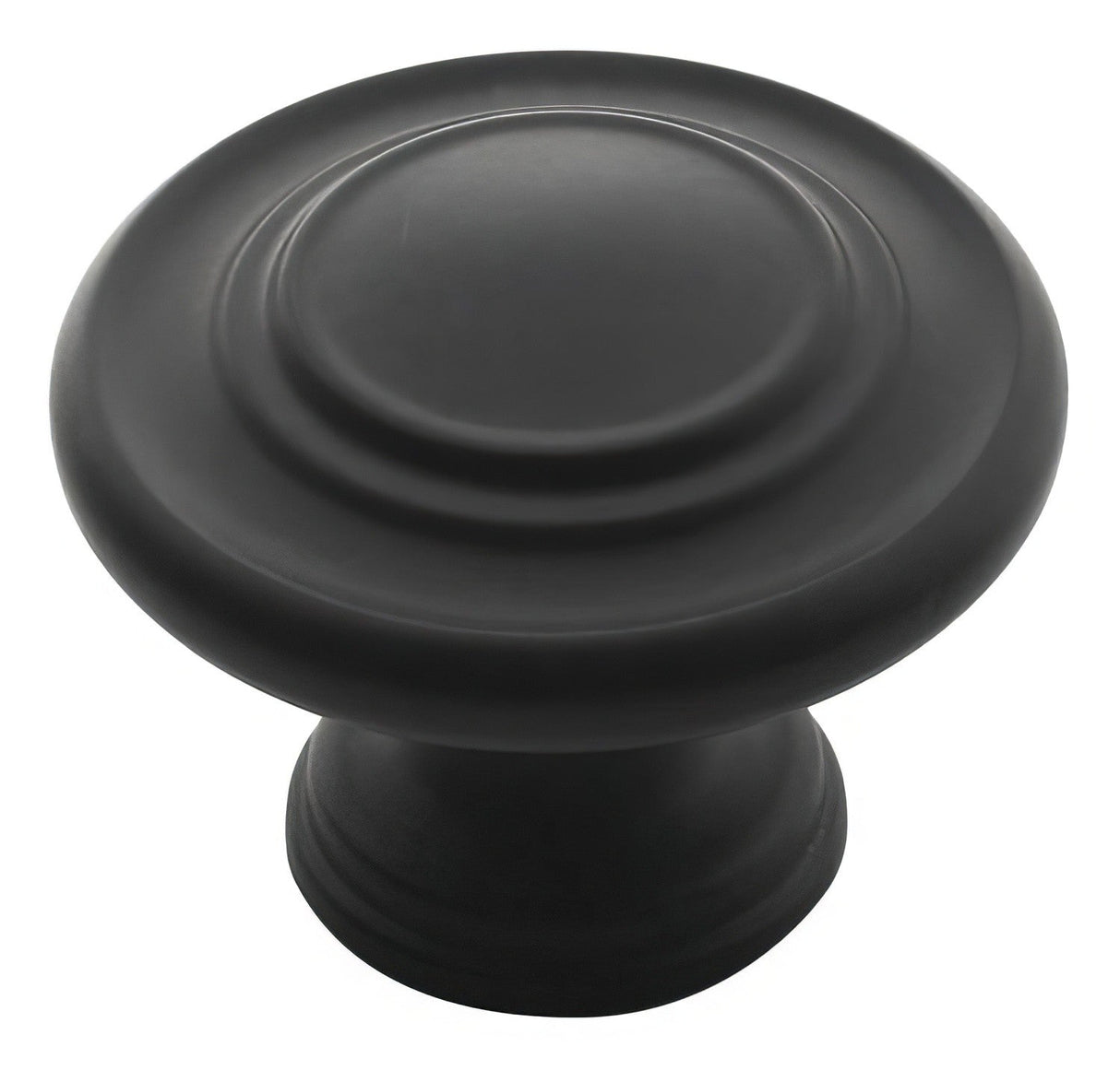 Amerock BP1586FB flat black cabinet knob
