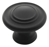 Amerock BP1586FB flat black cabinet knob