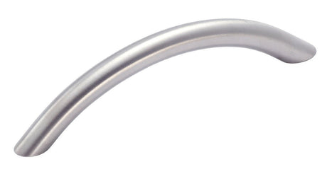 Amerock BP19002SS Essential'Z cabinet pull in satin stainless, front view