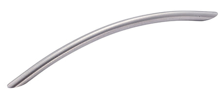 Amerock BP19005SS Essential'Z cabinet pull in satin stainless, front view