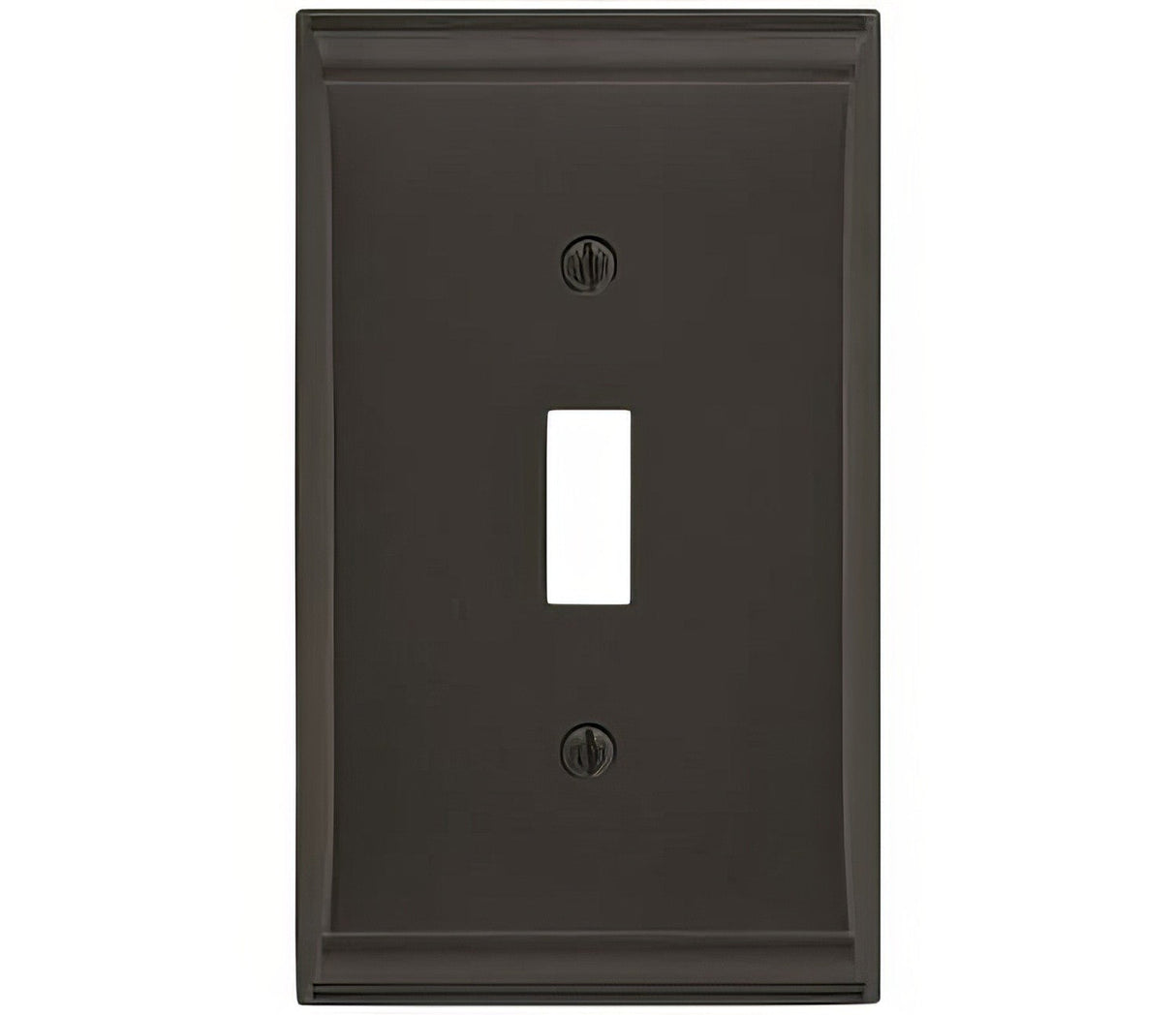 Amerock BP36500BBR black bronze single toggle wall plate