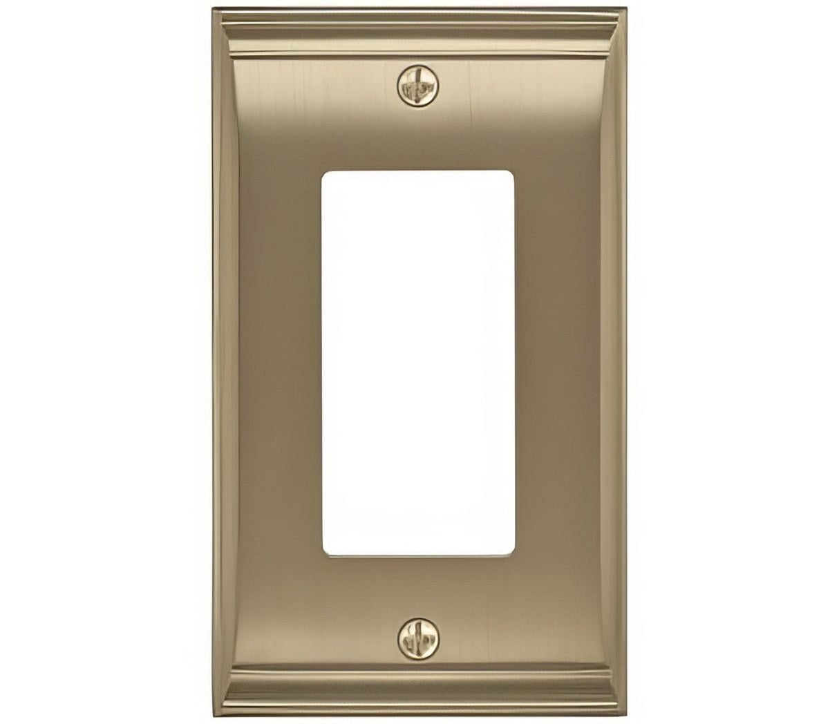 Amerock BP36504BBZ golden champagne single rocker wall plate
