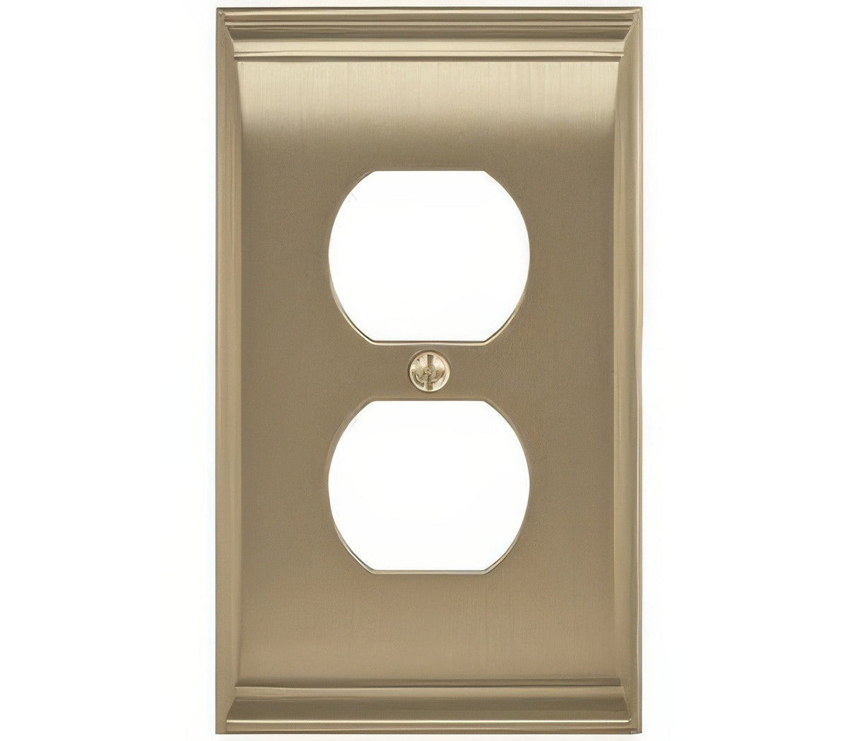 Amerock BP36508BBZ golden champagne single outlet wall plate