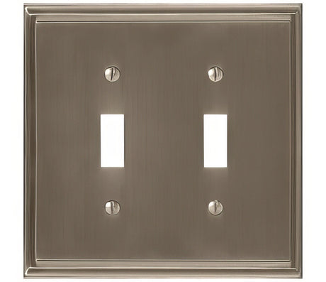 Amerock BP36515ORB Mulholland double toggle wall plate, additional view