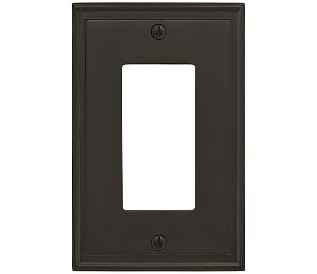 Amerock BP36518BBR black bronze single rocker wall plate