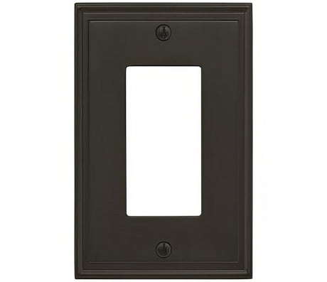 Amerock BP36518BBR Mulholland single rocker wall plate, additional view