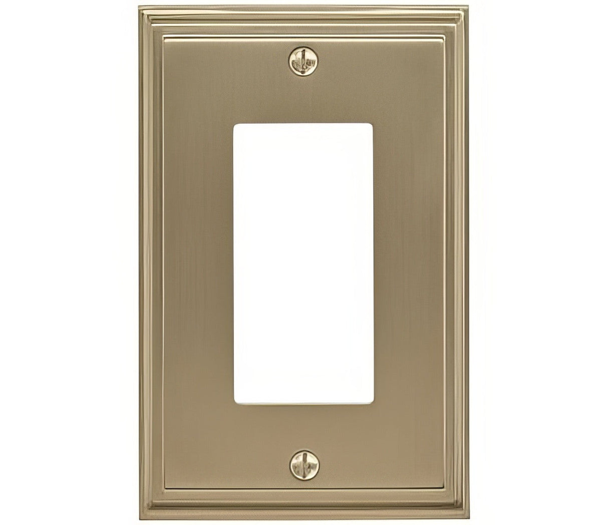 Amerock BP36518BBZ golden champagne single rocker wall plate