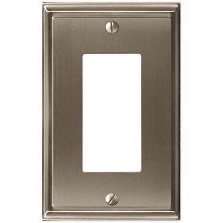 Amerock BP36518G10 satin nickel single rocker wall plate