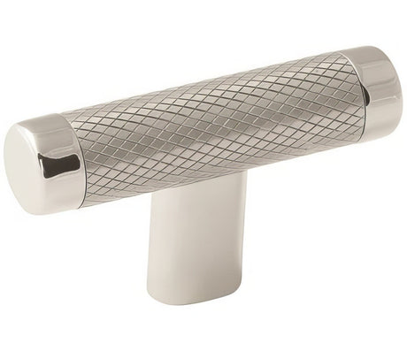 Amerock BP36556PNSS bright nickel / stainless steel cabinet knob