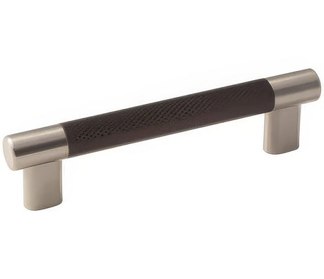 Amerock BP36558G10ORB satin nickel/oil rubbed bronze cabinet pull