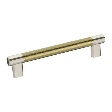 Amerock BP36559PNBBZ bright nickel/golden champagne cabinet pull