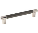 Amerock BP36559PNGM bright nickel/gunmetal cabinet pull