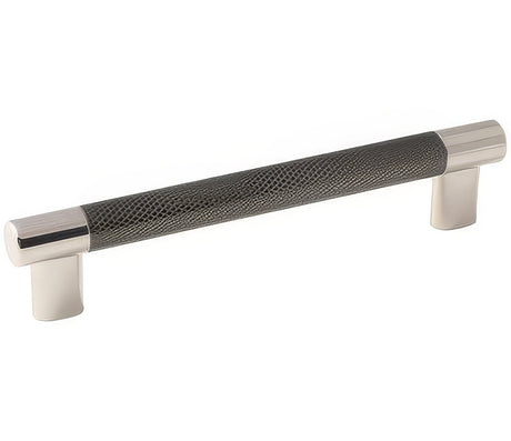 Amerock BP36559PNGM bright nickel/gunmetal cabinet pull