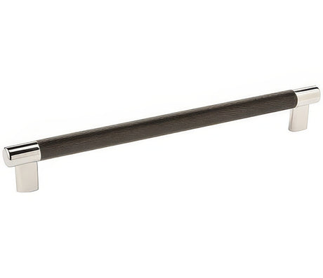 Amerock BP36560PNBBR bright nickel by black bronze cabinet pull