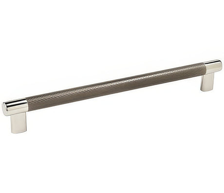 Amerock BP36560PNGM bright nickel by gunmetal cabinet pull