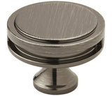 Amerock BP36604GM gunmetal cabinet knob