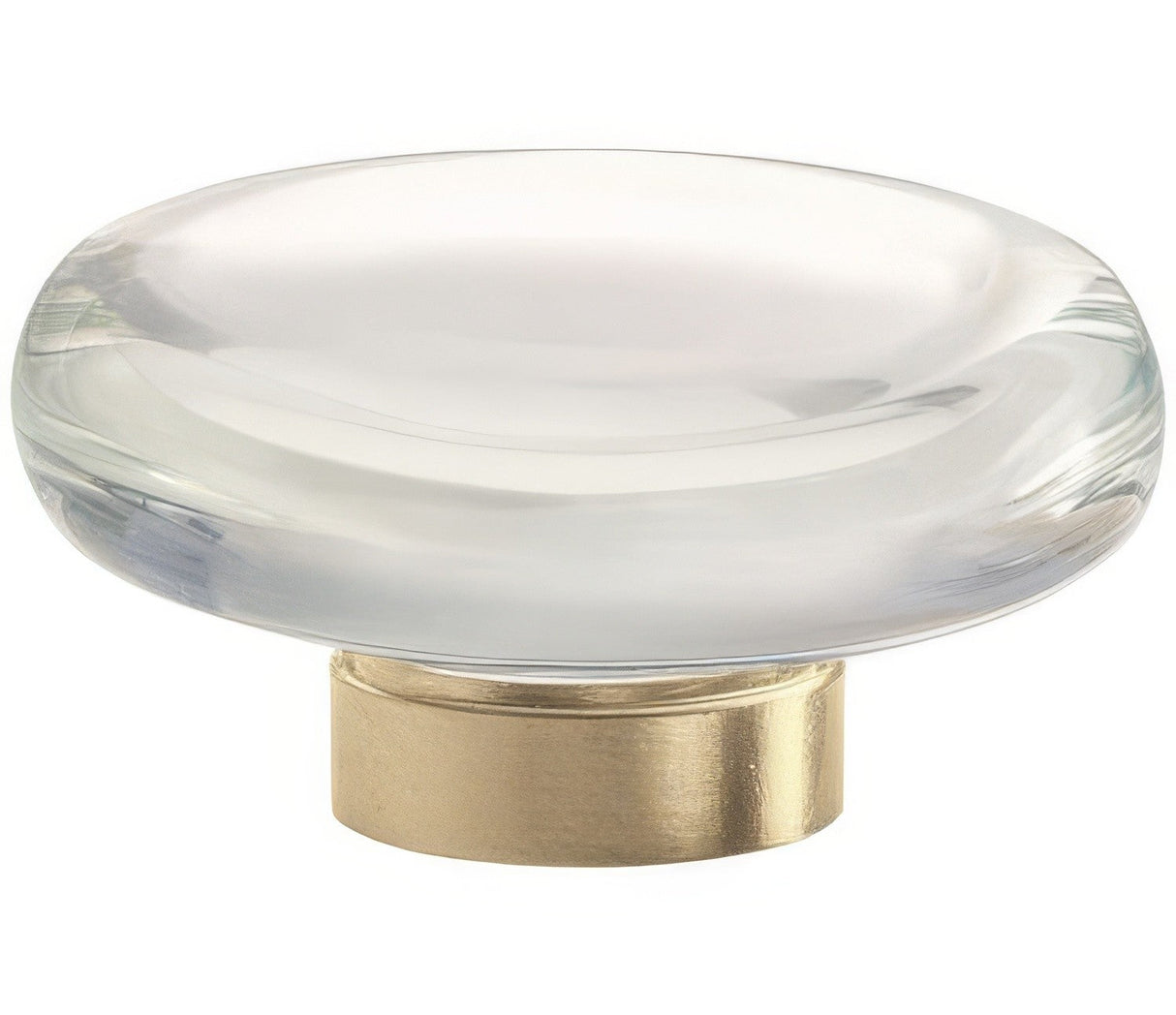 Amerock BP36652CBBZ clear/golden champagne cabinet knob