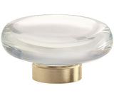 Amerock BP36652CBBZ clear/golden champagne cabinet knob