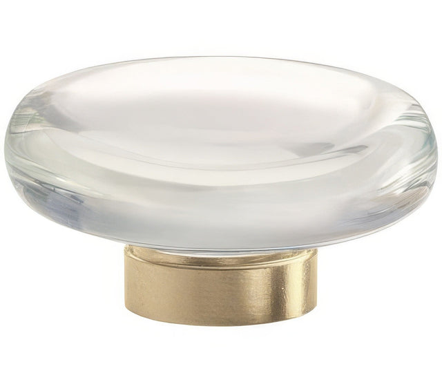 Amerock BP36652CBBZ clear/golden champagne cabinet knob