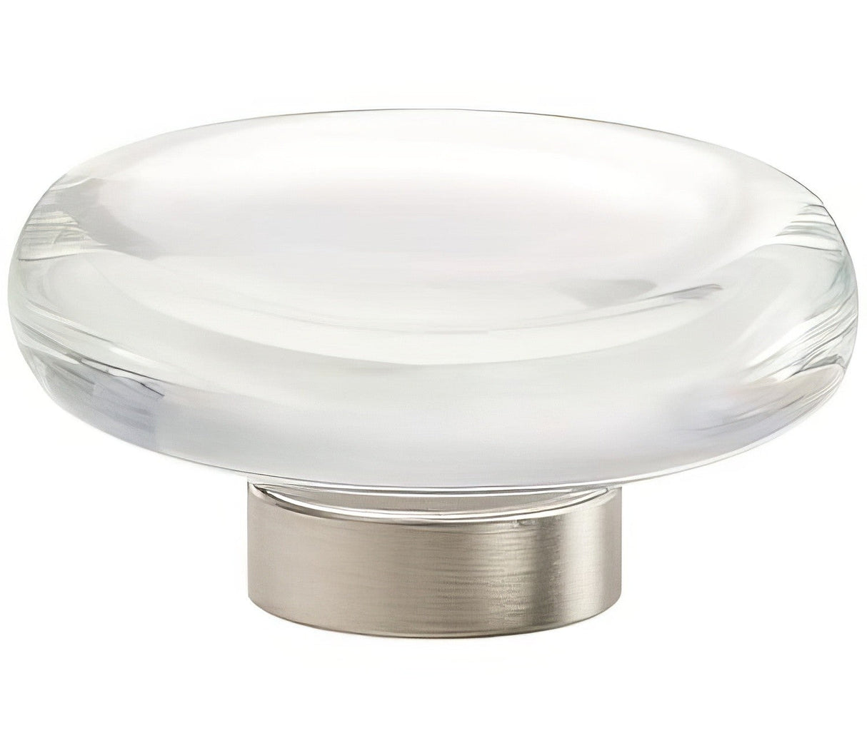 Amerock BP36652CG10 clear/satin nickel cabinet knob