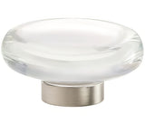 Amerock BP36652CG10 clear/satin nickel cabinet knob